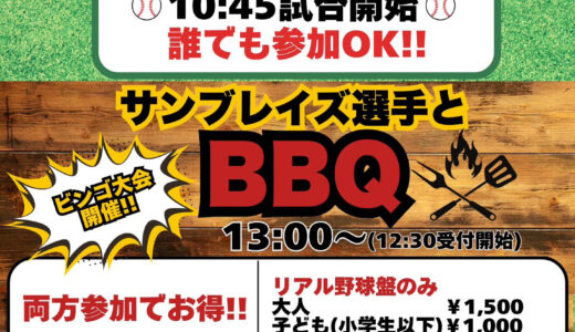 【誰でも参加OK】10/20(日)に廿日市市の女子硬式野球チーム、はつかいちサンブレイズが『リアル野球盤&BBQ』イベントを開催。事前申込み。