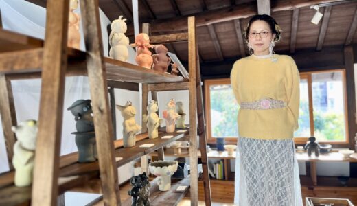 【ネオ土偶に夢中♡】11/8(土)~16(日)、安佐南区長束の「gallery キヲクの空箱」で開催中の浅野真希江作陶展「Folklore」へ。緊急独占インタビュー。