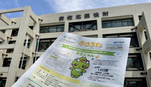 【新キャラ誕生】5月に実施された｢安佐北区PRキャラクター総選挙｣で、新キャラ『きたにゃん』が誕生。広島市立大学の学生が考案したみたい。